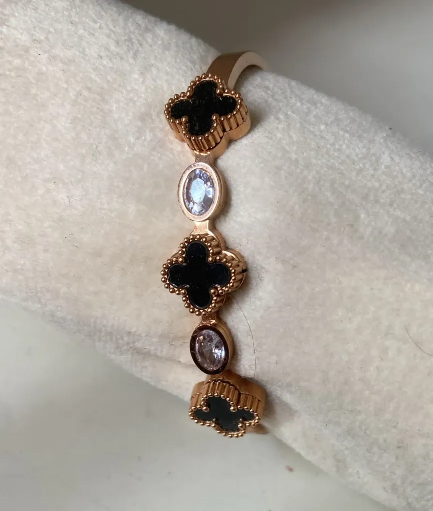 Black Van Cleef bangle bracelet