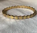 Honey comb baby size bangle bracelet