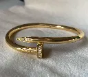 Nail baby size bangle bracelet