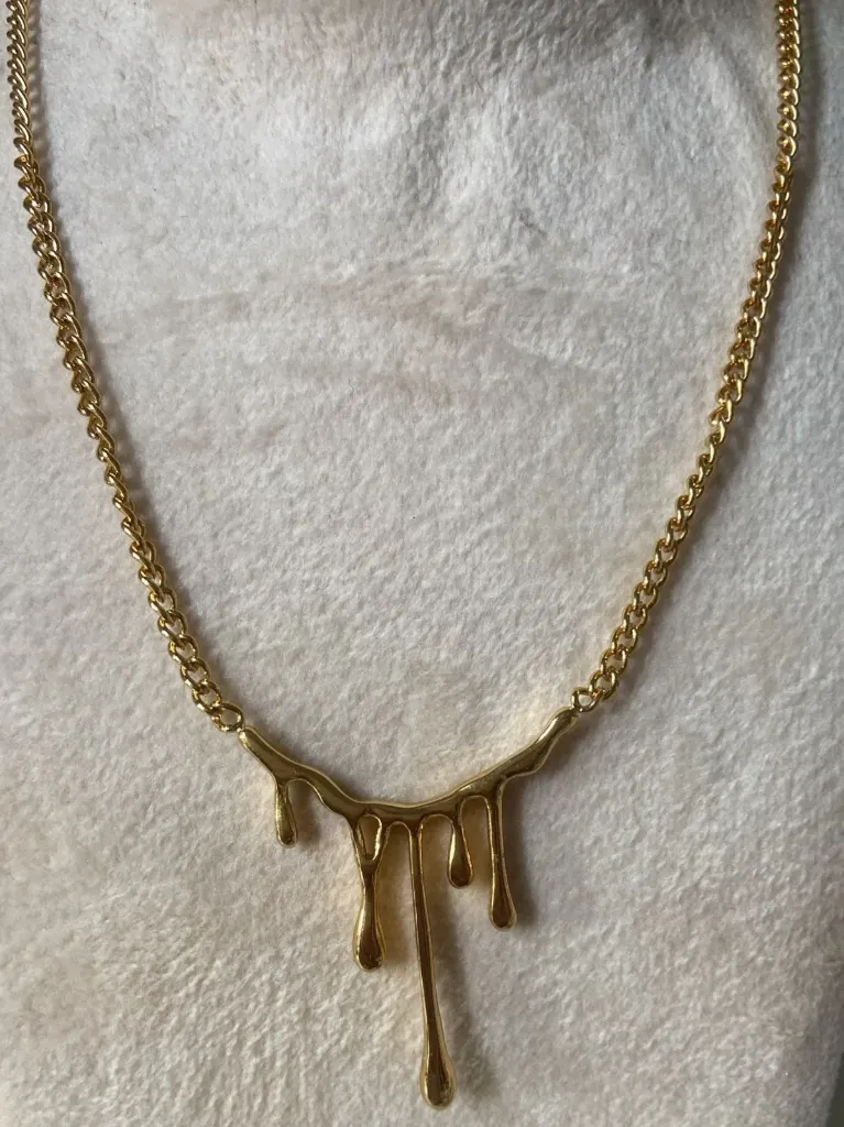 Golden Spill Necklace