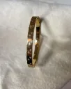 Star studded bangle bracelet