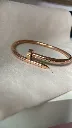 Nail bangle bracelet