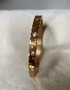 Rose gold bangle bracelet
